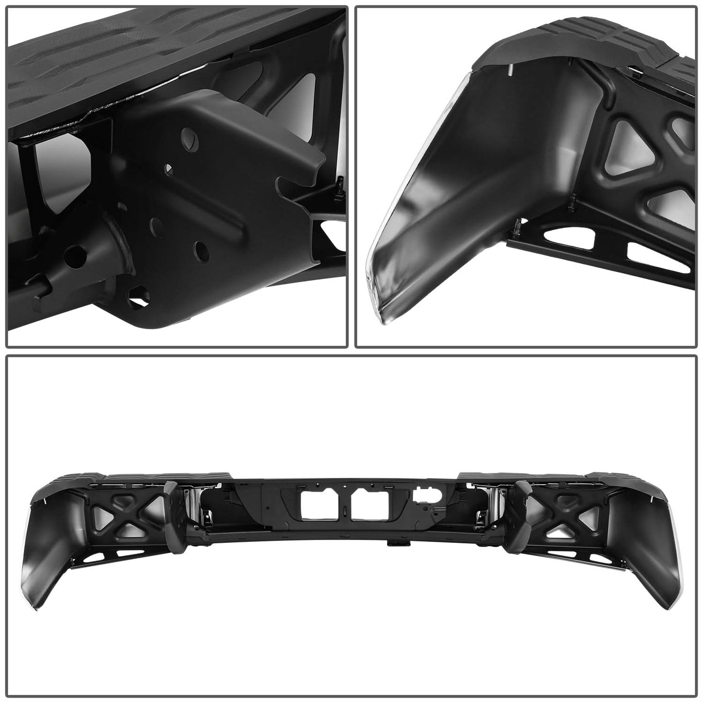 2014-2021 Toyota Tundra Chrome Rear Bumper Without Tow Package