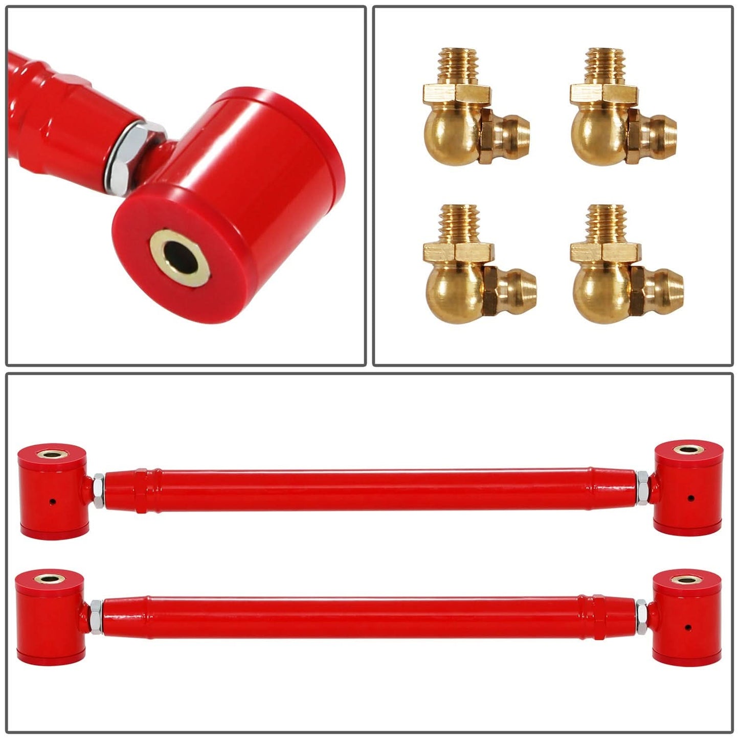 2007-2014 GM SUV Suburban Tahoe Red Rear Lower Control Arms