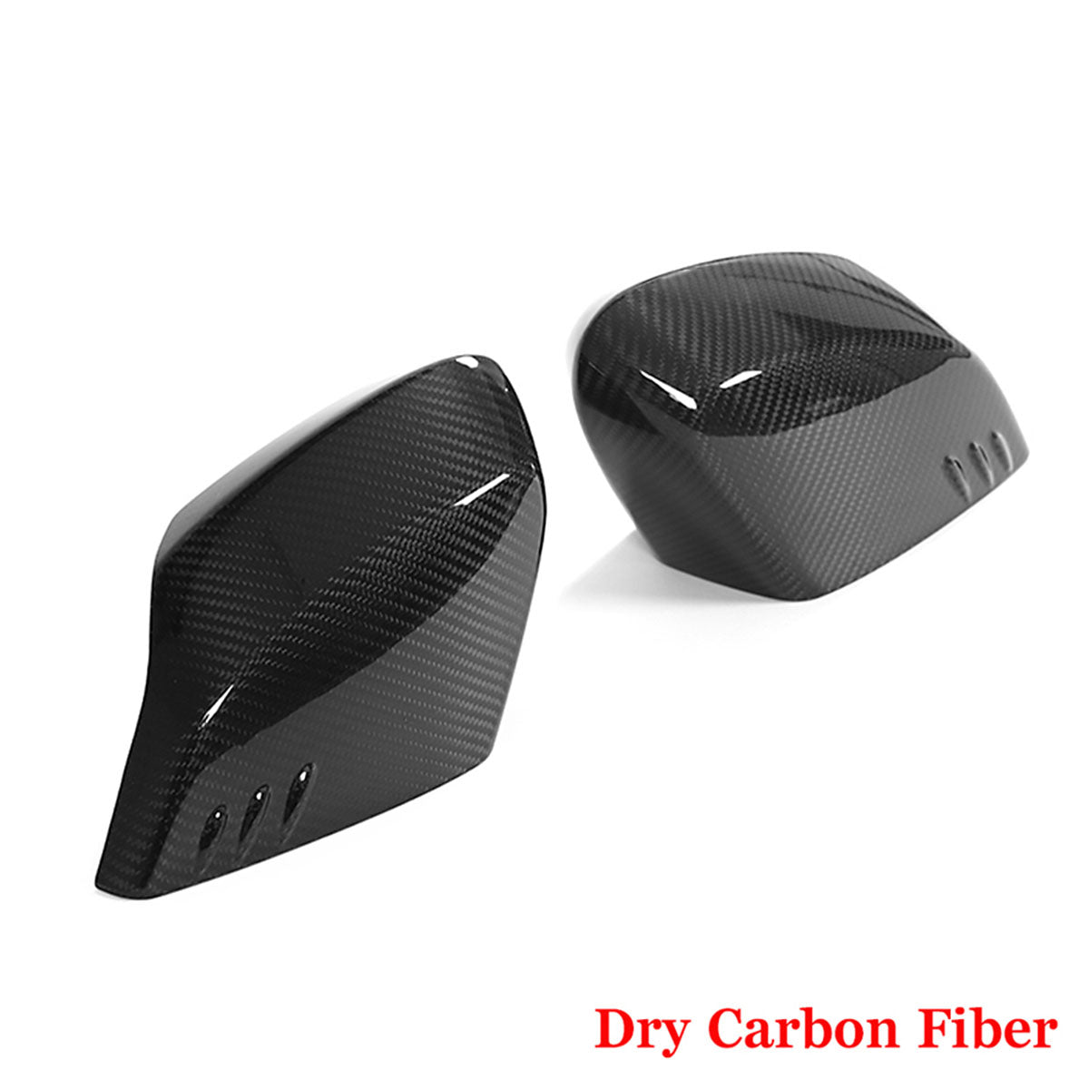 2020-2025 Chevy Corvette IKON Gloss Black Mirror Cap Dry Carbon Fiber