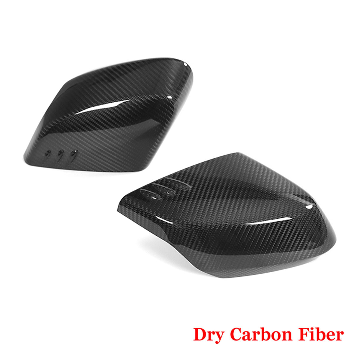 2020-2025 Chevy Corvette IKON Gloss Black Mirror Cap Dry Carbon Fiber