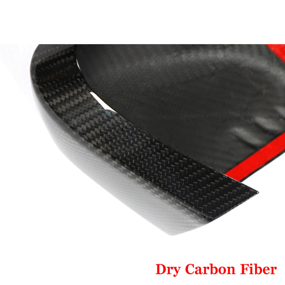 2020-2025 Chevy Corvette IKON Gloss Black Mirror Cap Dry Carbon Fiber