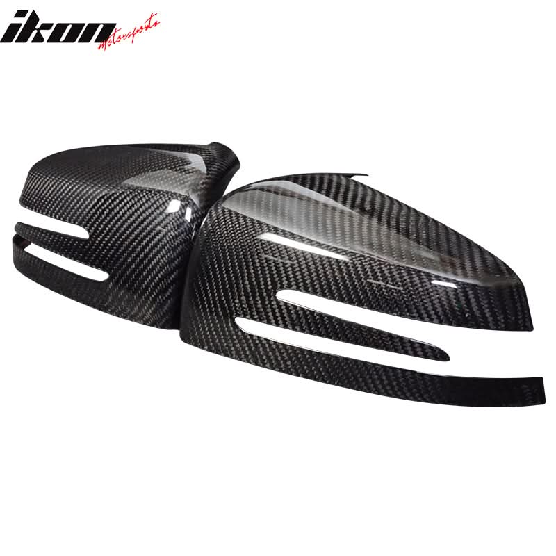 2010-2014 Mercedes-Benz E Class Matte Side View Mirror Trim Overlay CF