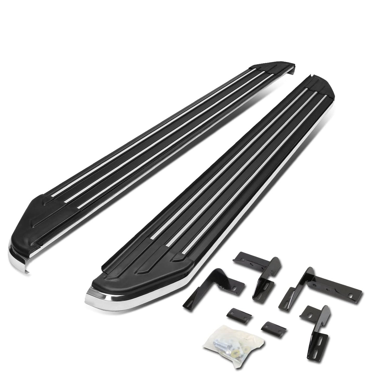 Toyota RAV4 6 Inch Aluminum Running Boards - Black