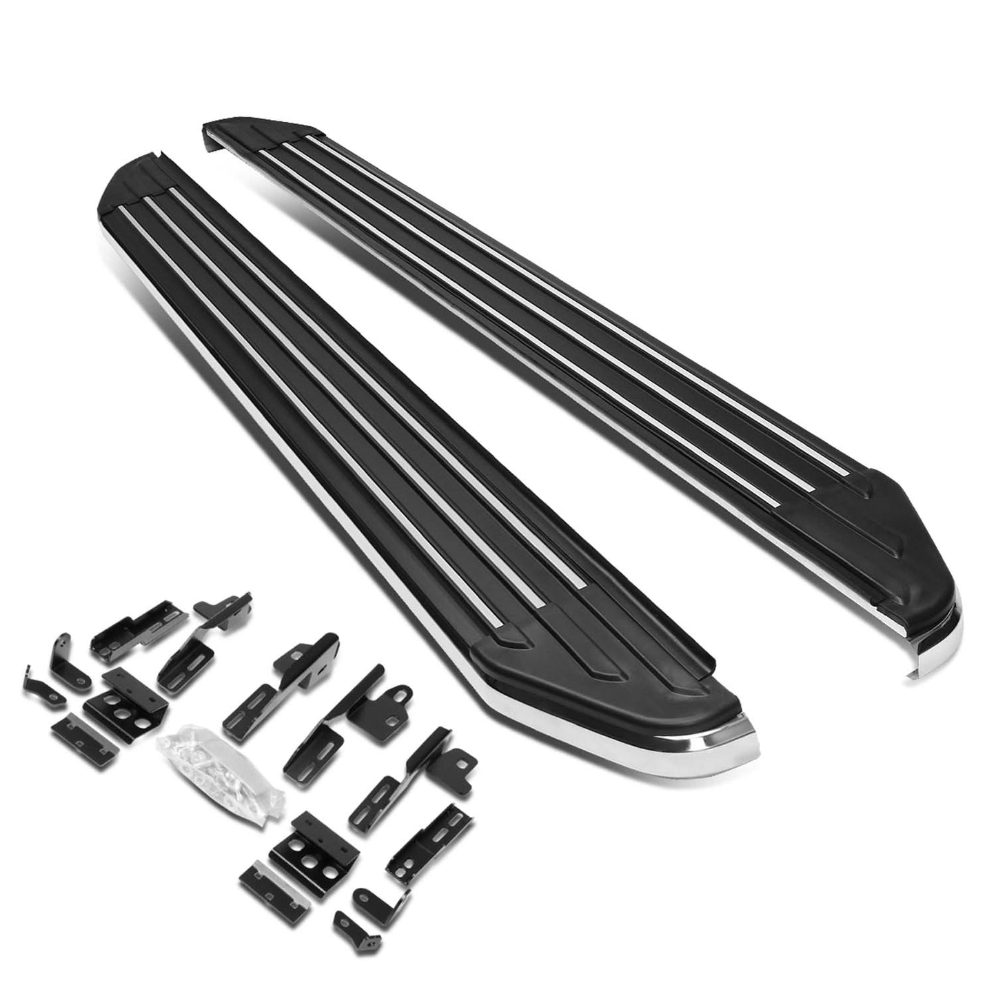 2011-2019 Ford Explorer 5.5" Aluminum Running Boards - Black