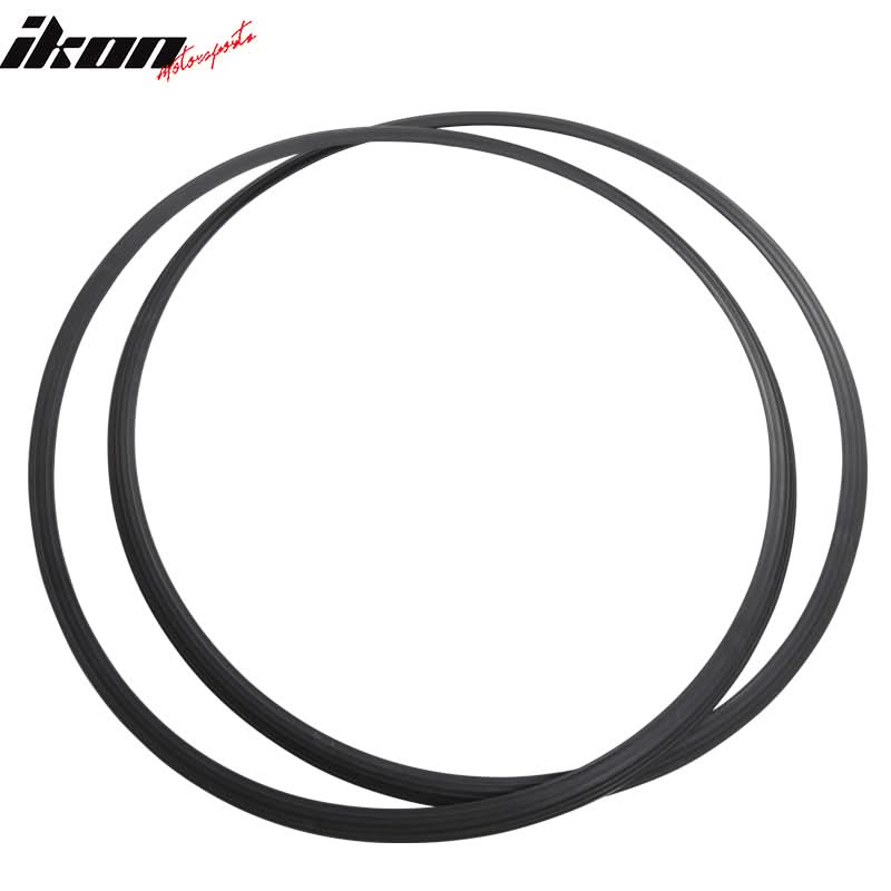 Heavy Duty Wheel Guard Rim Protecting Trim 20in Black
