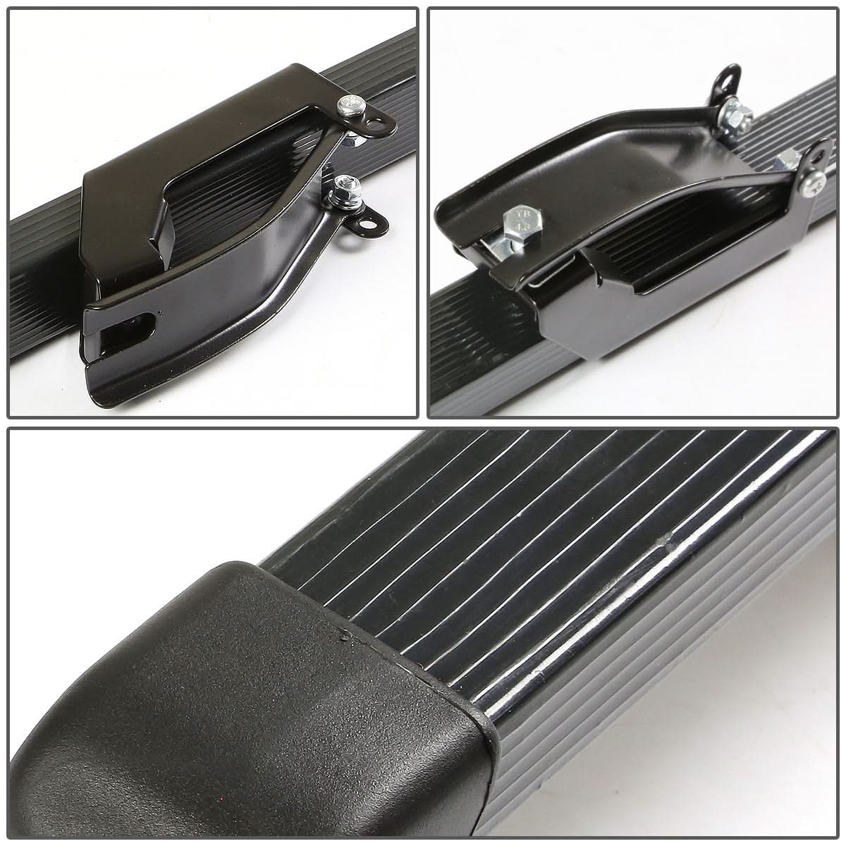 50 Inch Square Aluminum Roof Rack Crossbar - Black