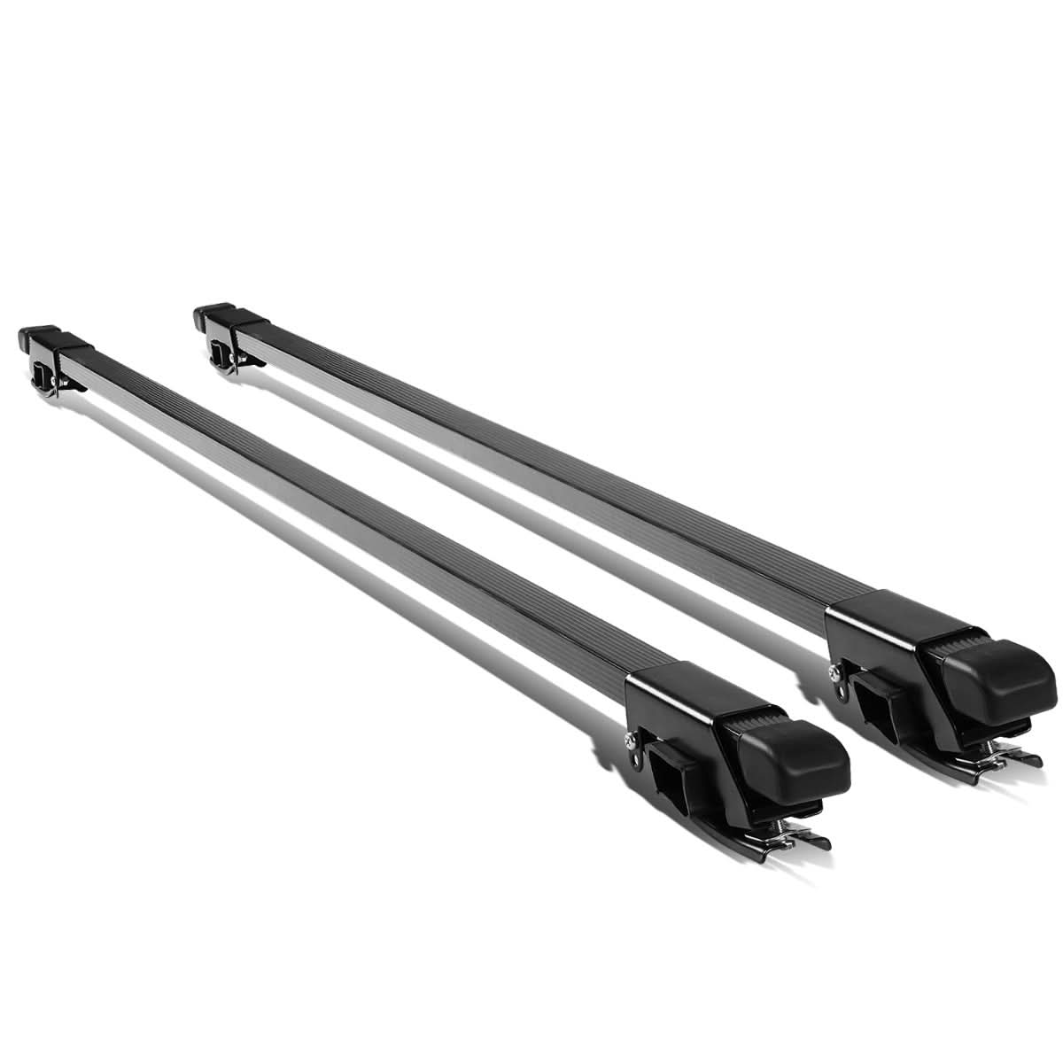 Universal 54" Black Aluminum Square Roof Rack Crossbar