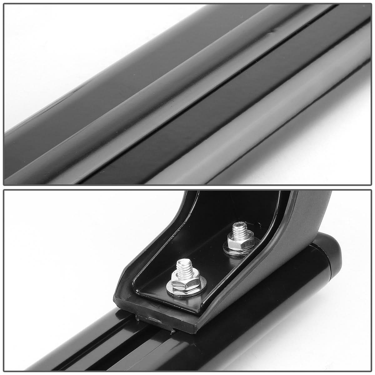 Universal Aluminum Aero Roof Rack Crossbar - 50" - Black