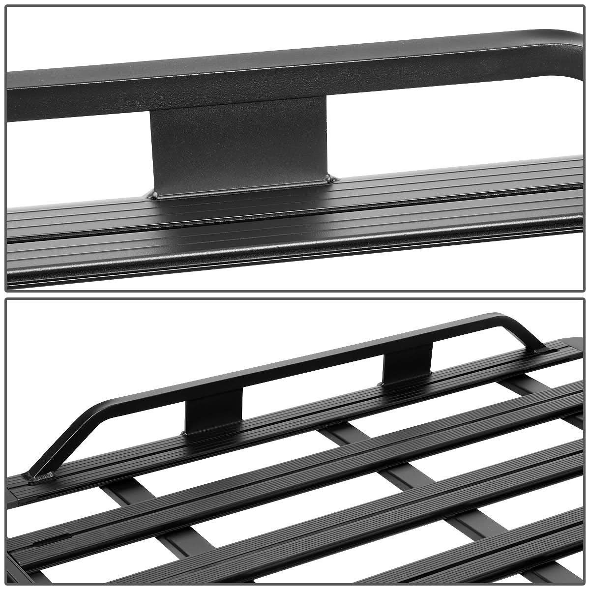 60x40 Aluminum Roof Rack Cargo Basket - Black