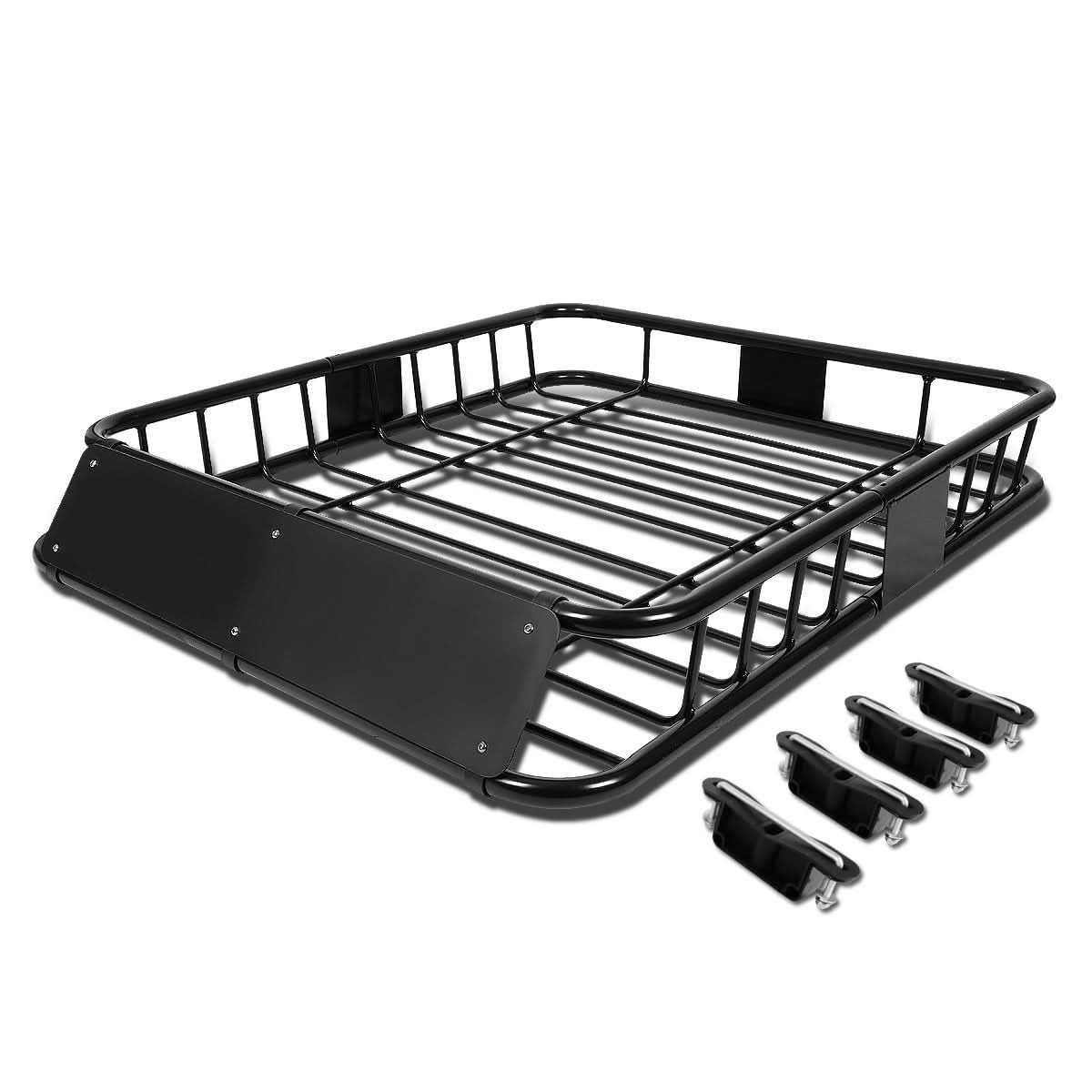 Universal Steel Roof Rack Basket 48" x 40" - Black