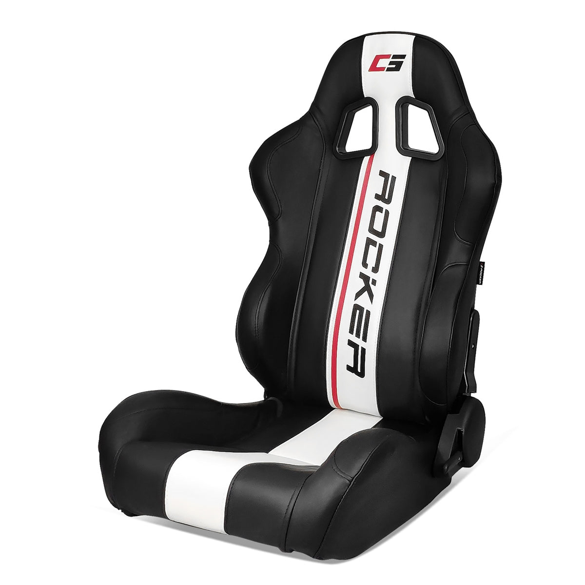 Universal Reclinable Left Driver Side Racing Seat Dual Slider