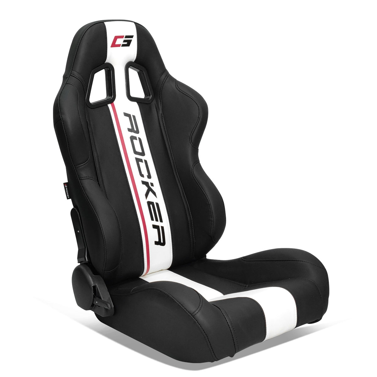 Universal Reclinable Right Passenger Side Racing Seat Dual Slider
