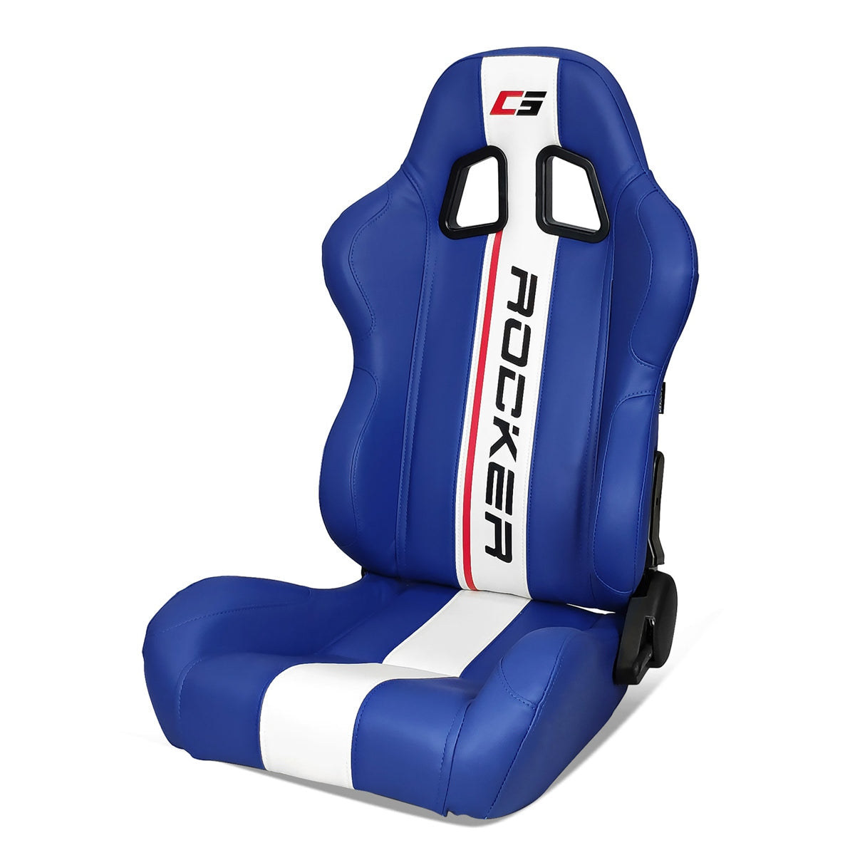 Universal Reclinable Left Driver Side Racing Seat Dual Slider