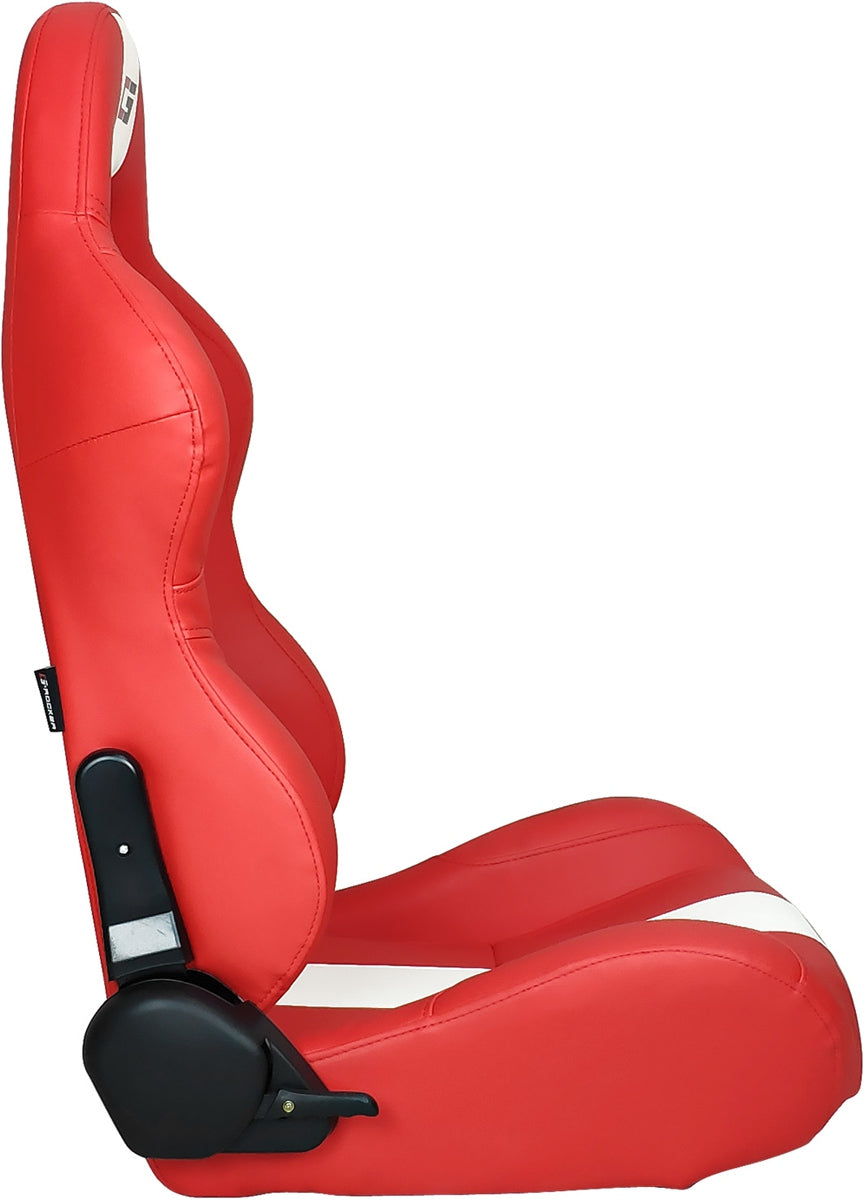 Universal Reclinable Right Passenger Side Racing Seat Dual Slider