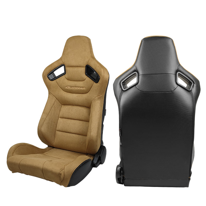 Universal Reclinable Left Driver Side Racing Seat Dual Slider