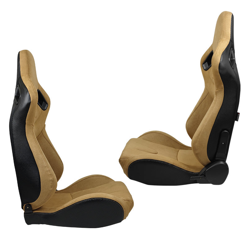Universal Reclinable Left Driver Side Racing Seat Dual Slider