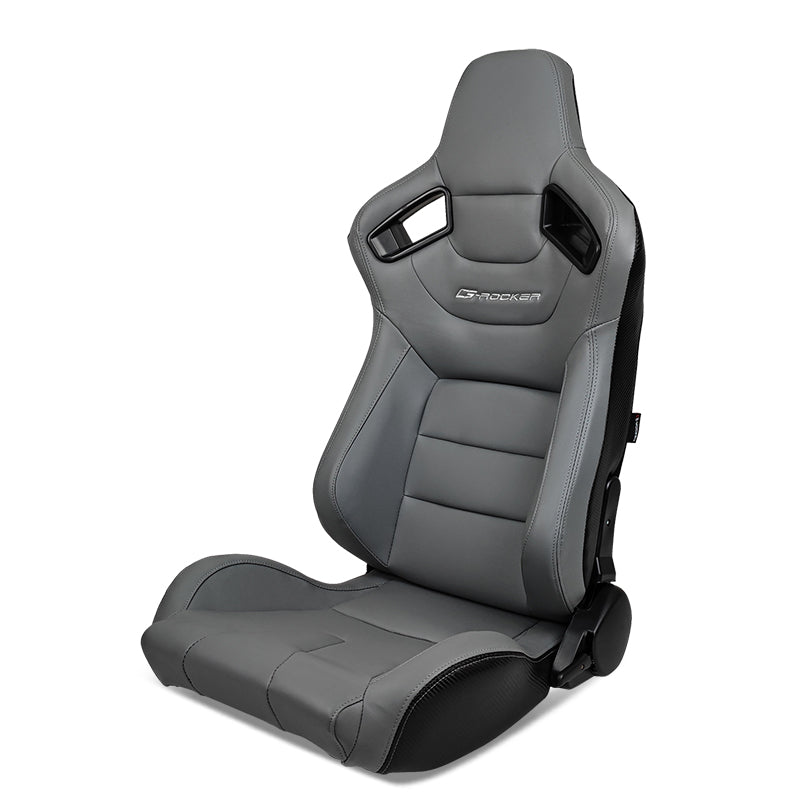 Universal Reclinable Left Driver Side Racing Seat Dual Slider