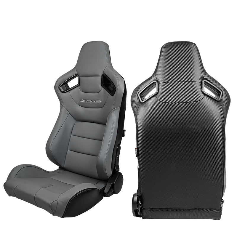 Universal Reclinable Left Driver Side Racing Seat Dual Slider
