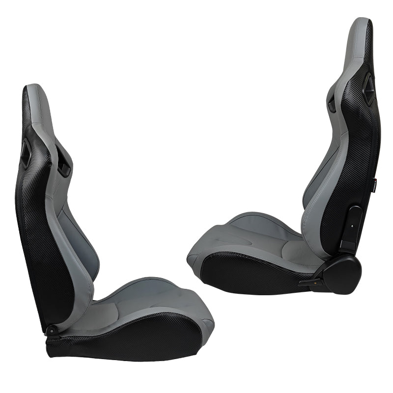Universal Reclinable Left Driver Side Racing Seat Dual Slider