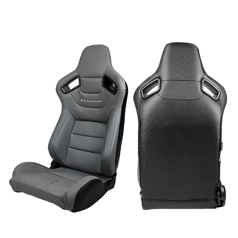 Universal Reclinable Right Passenger Side Racing Seat Dual Slider