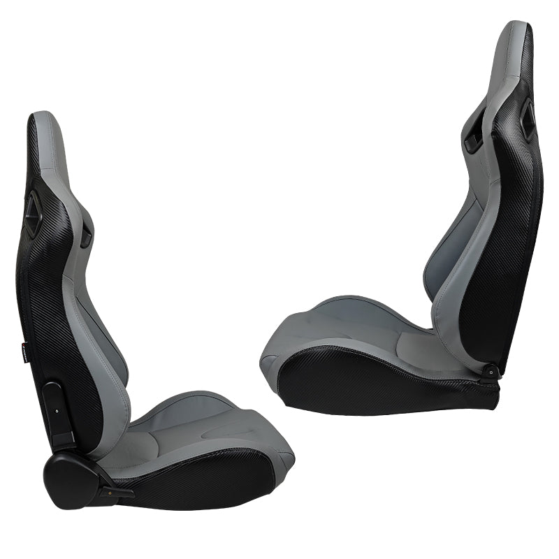 Universal Reclinable Right Passenger Side Racing Seat Dual Slider