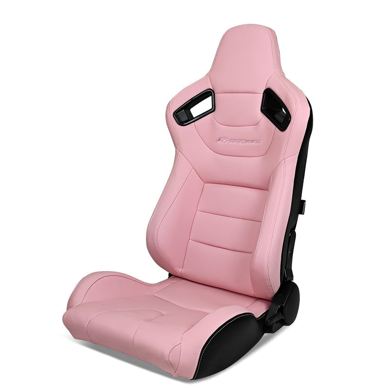 Universal Reclinable Left Driver Side Racing Seat Dual Slider