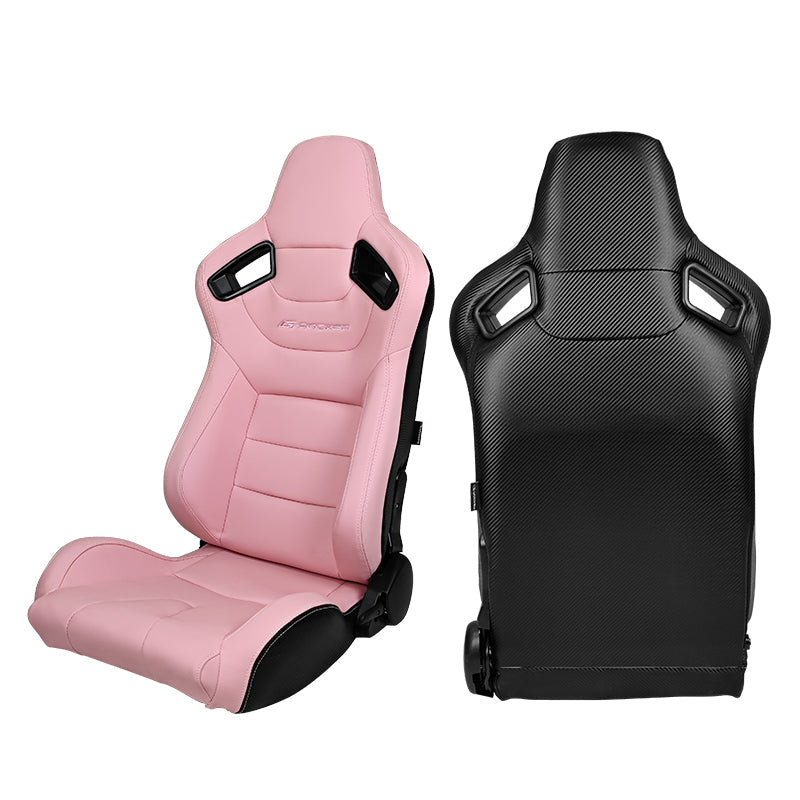 Universal Reclinable Left Driver Side Racing Seat Dual Slider