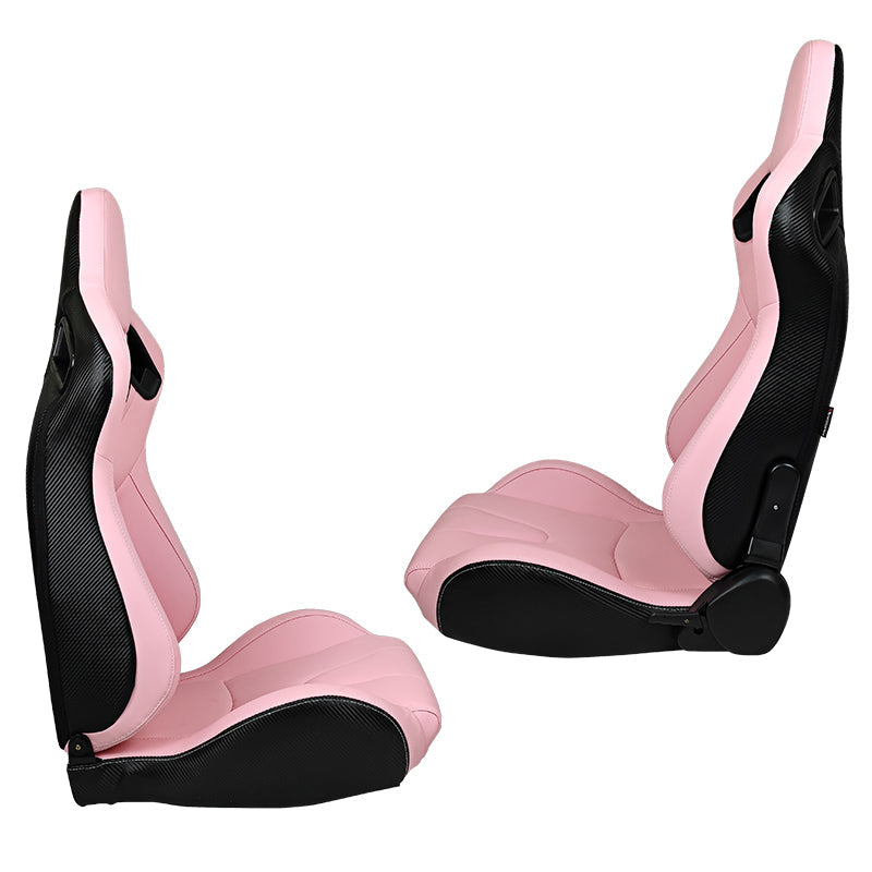 Universal Reclinable Left Driver Side Racing Seat Dual Slider