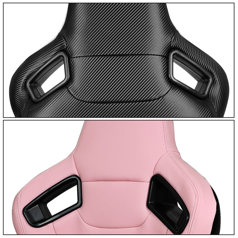 Universal Reclinable Left Driver Side Racing Seat Dual Slider