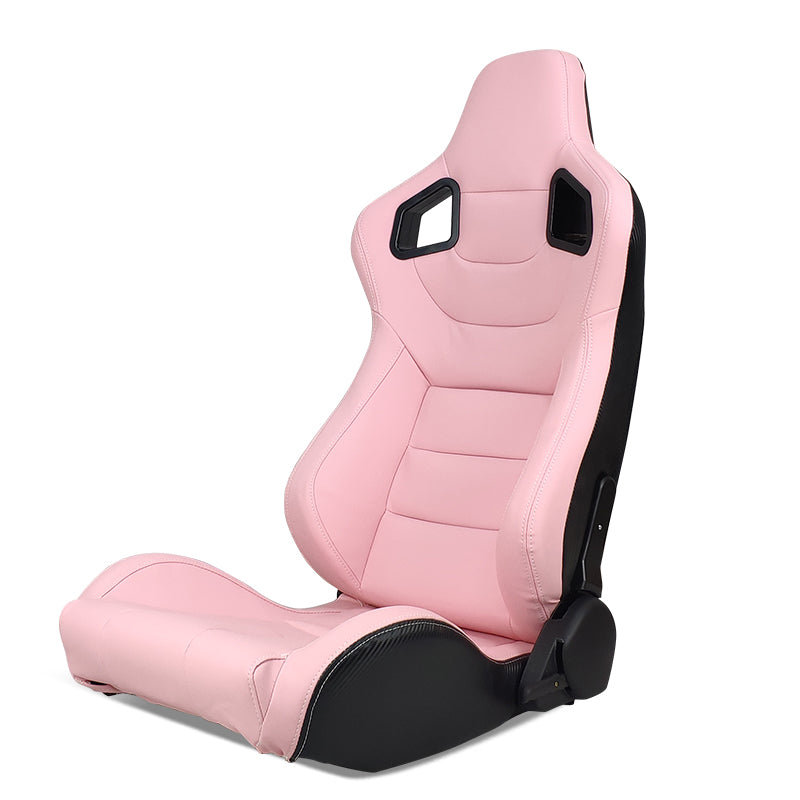 Universal Reclinable Left Driver Side Racing Seat Dual Slider