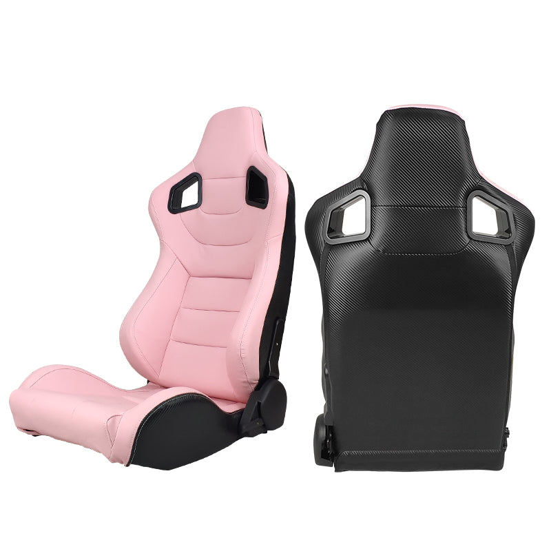 Universal Reclinable Left Driver Side Racing Seat Dual Slider