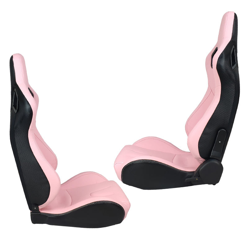 Universal Reclinable Left Driver Side Racing Seat Dual Slider