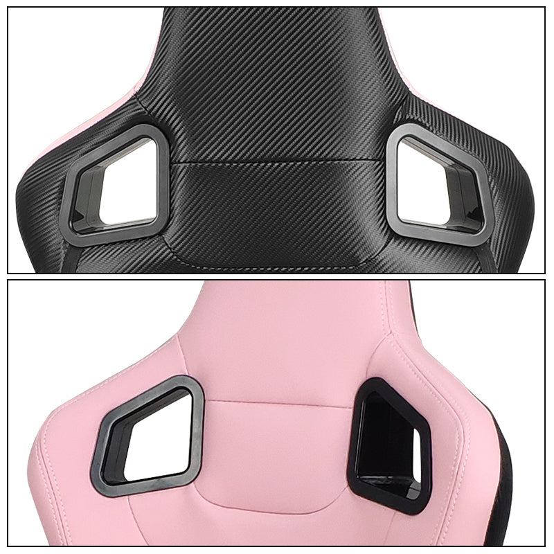 Universal Reclinable Left Driver Side Racing Seat Dual Slider