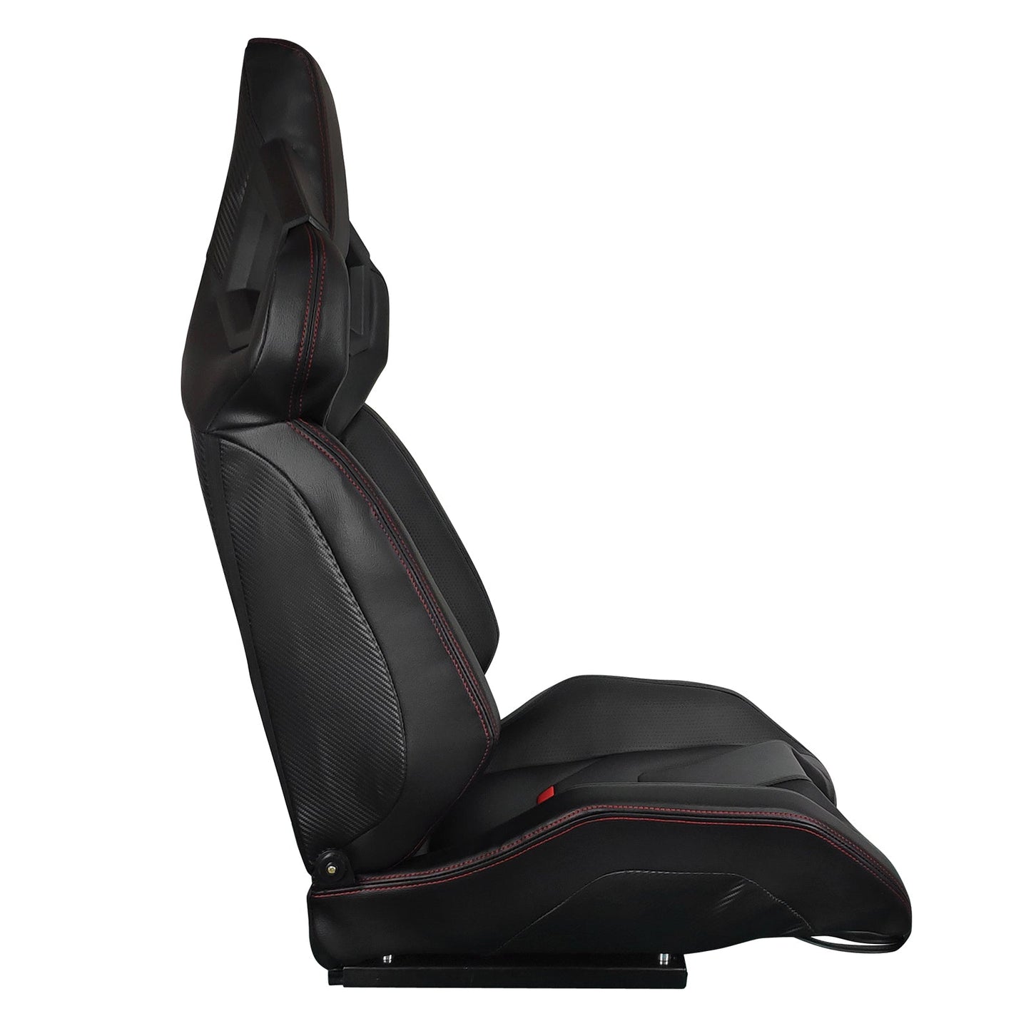 Universal Racing Seat Dual Slider PU Carbon Leather