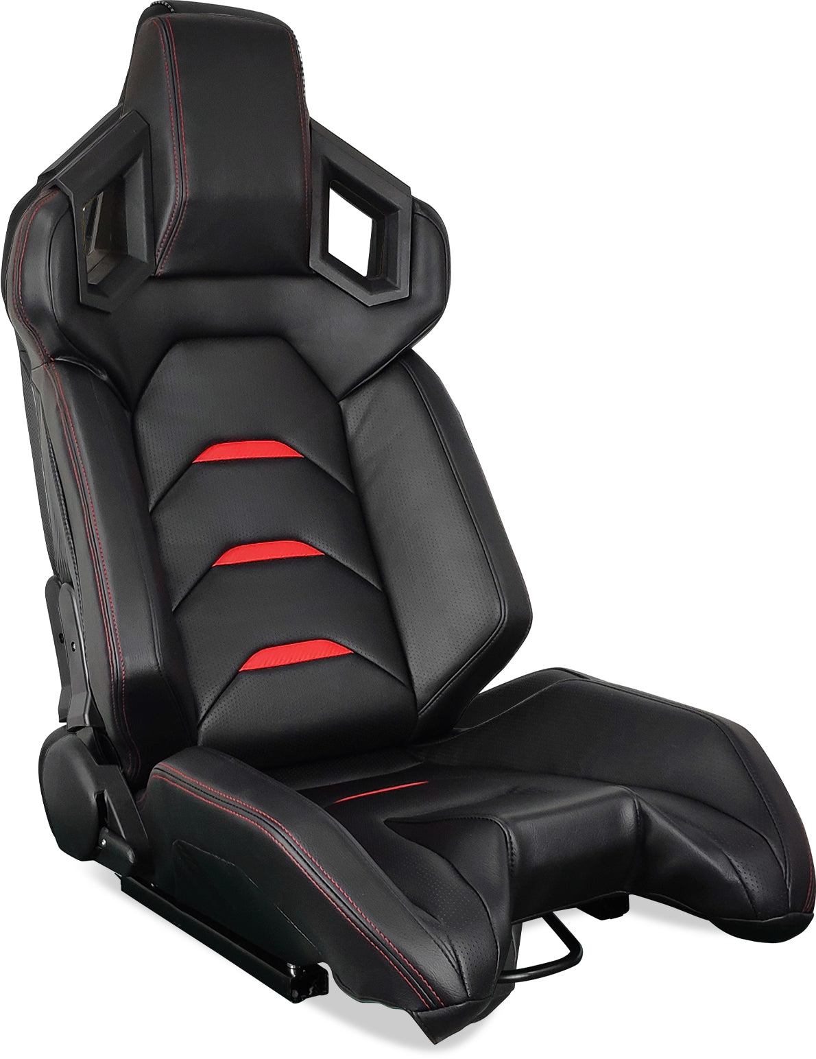 Universal Racing Seat Dual Slider PU Carbon Leather