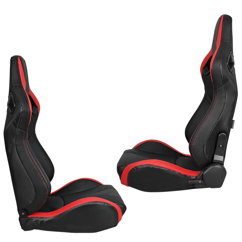 Universal Reclinable Left Driver Side Racing Seat Dual Slider
