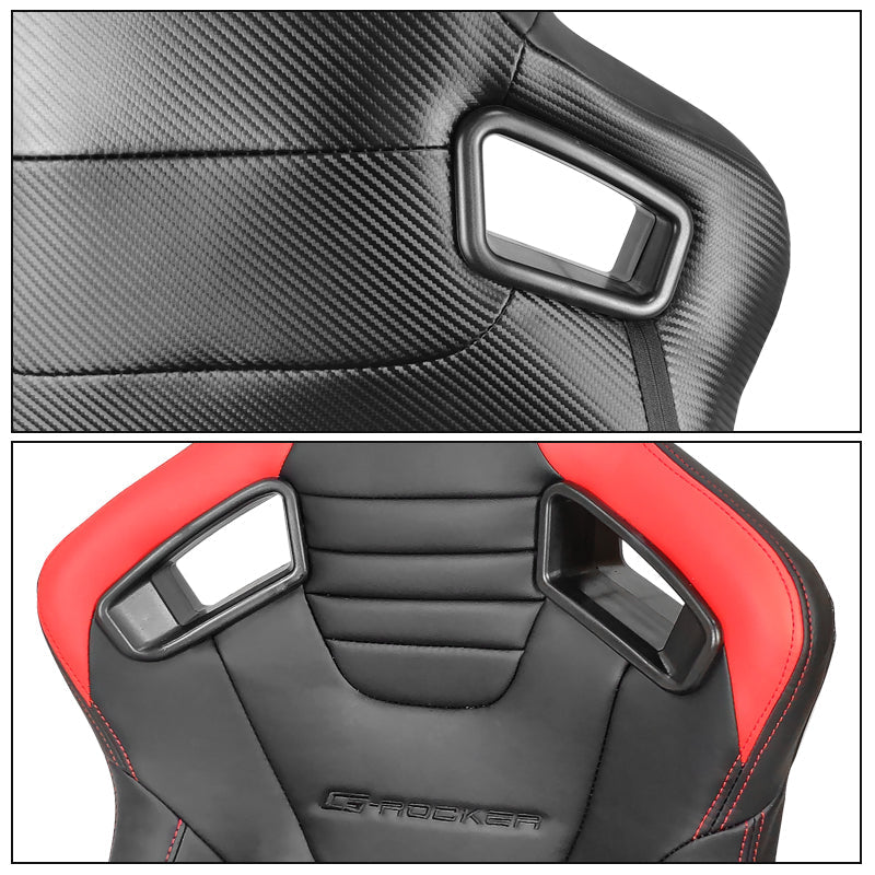 Universal Reclinable Left Driver Side Racing Seat Dual Slider