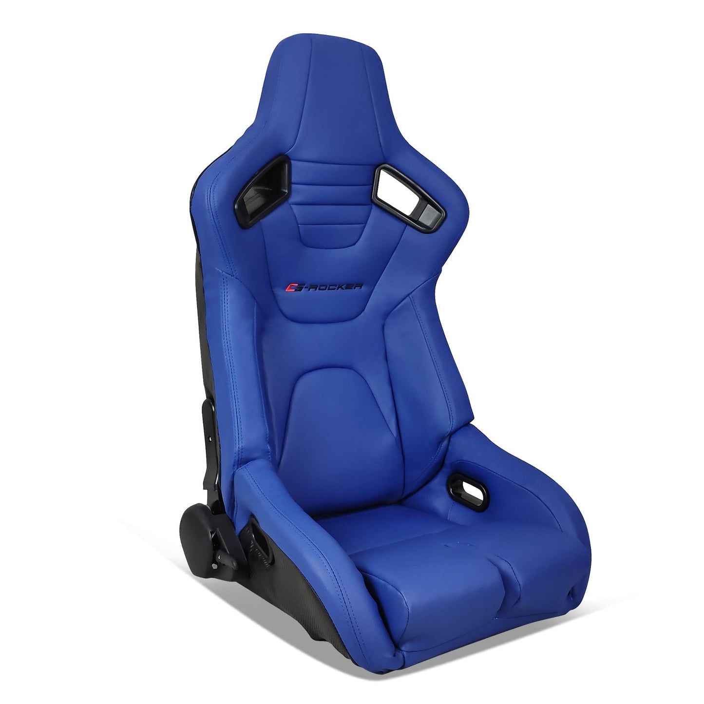Universal Reclinable Bucket Racing Seat Dual Slider PU Carbon Leather