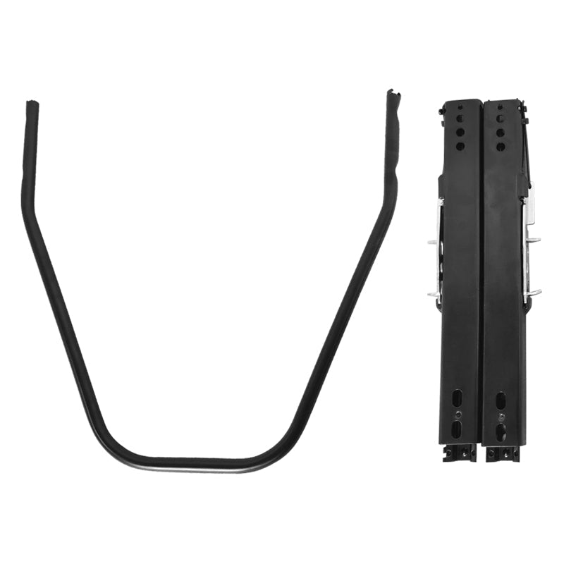 Universal 14" Lock Rail Track Set Racing Seat Adjust Dual Slider Steel