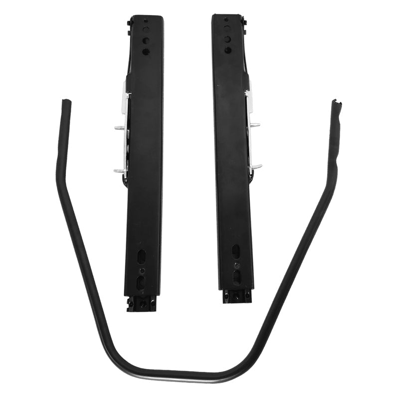 Universal 14" Lock Rail Track Set Racing Seat Adjust Dual Slider Steel