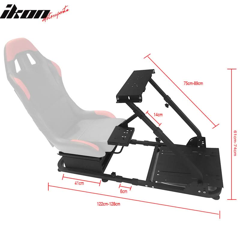 Black Racing Seat Steering Wheel Stand 20Logitech G29 Thrustmaster