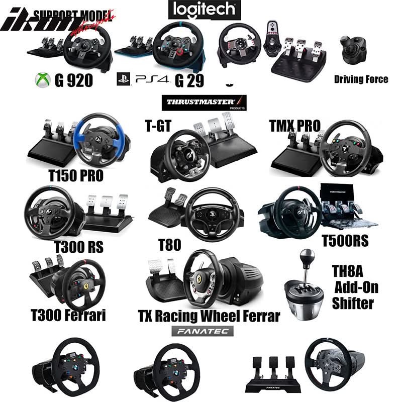 PVC Racing Seat Steering Wheel Stand 20Logitech G29 Thrustmaster