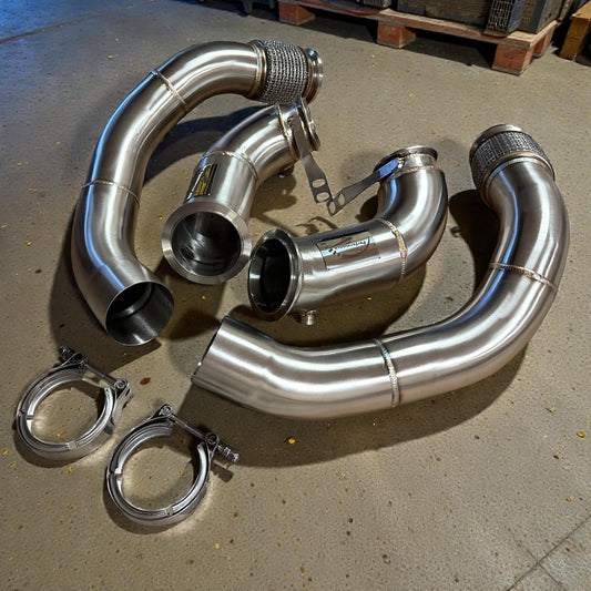 Racing Downpipes For BMW F90 M5 & F91, F92, F93 BMW M8 (S63 Engine)