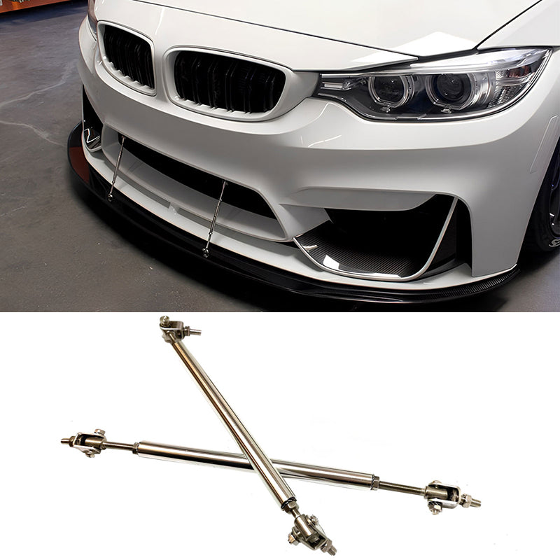 Universal Adjustable Splitter Rods Silver Stainless Steel 7-9 Inch