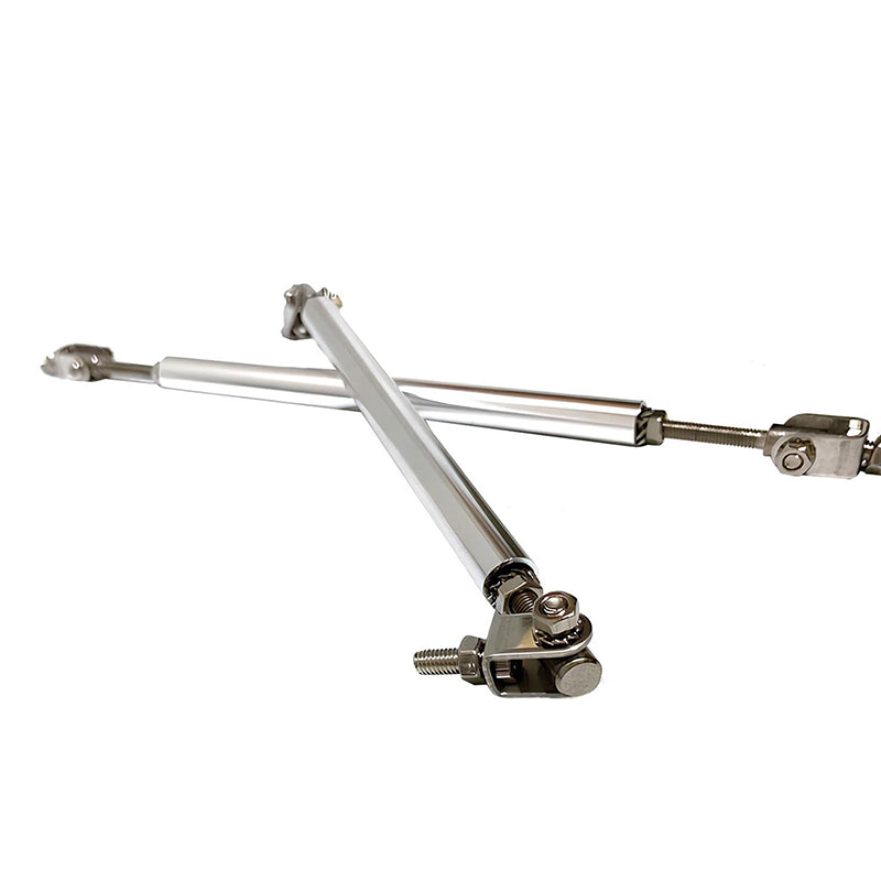 Universal Adjustable Splitter Rods Silver Stainless Steel 7-9 Inch