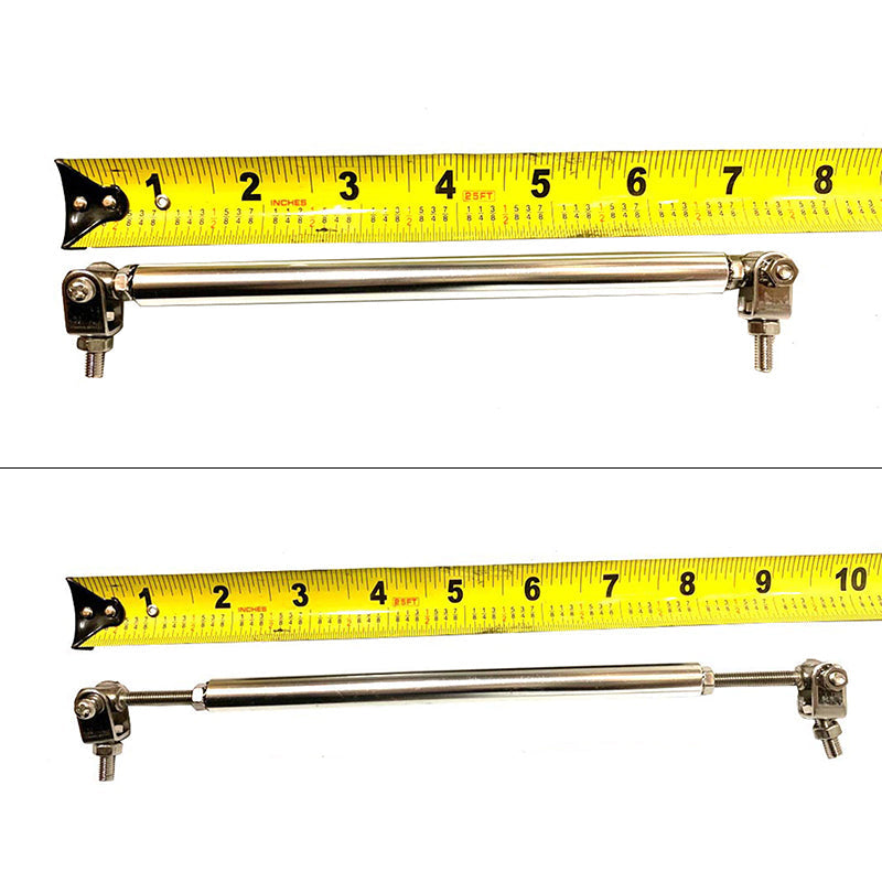 Universal Adjustable Splitter Rods Silver Stainless Steel 7-9 Inch