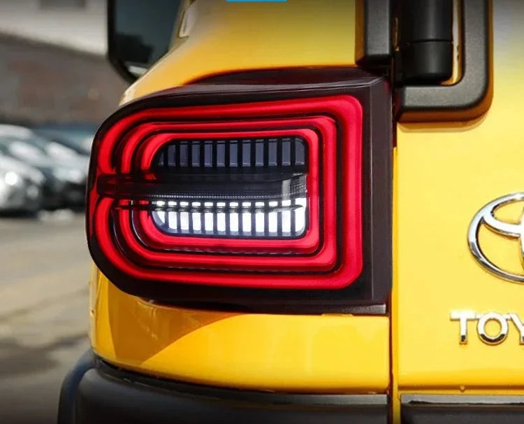 Toyota FJ Cruiser RGB LED Tail Light Assembly with Dynamic Turn Signal 2007 - 2020 (Pair)