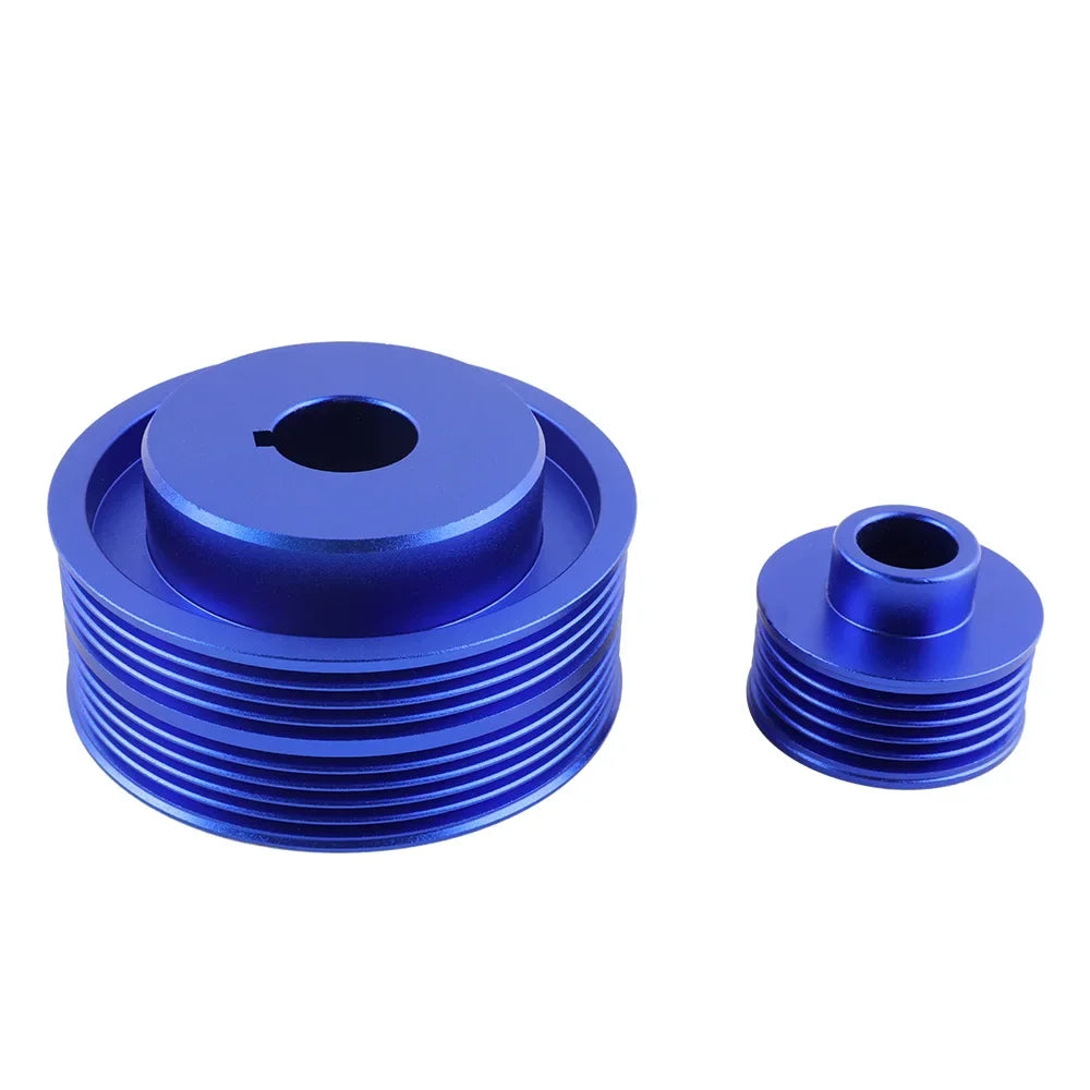 Subaru Impreza WRX / STi EJ20 / EJ25 2.0L / 2.5L Lightweight Aluminum Crankshaft Pulley 2002 - 2007 (Version 7 / 8 / 9 / Blue / Red / Black)