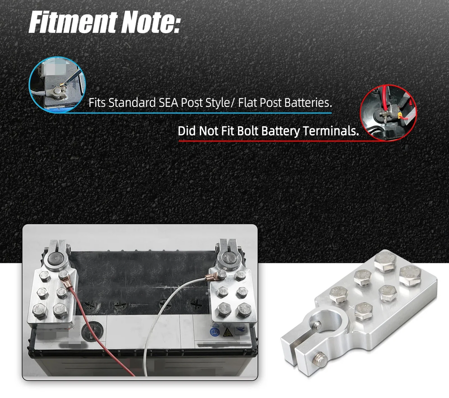 Multi-Port Battery Terminal Connector – 4 or 6 Output for 4/0 AWG & Down (SAE Post)