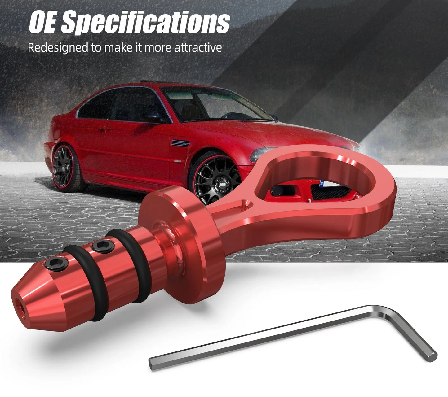 BMW 3 Series E46 / 5 Series E39 / Z4 E85 E86 Billet Aluminum Oil Dipstick Handle M52TU M54 1997 - 2008